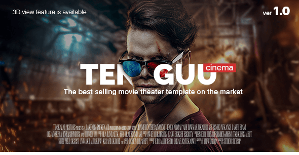 Tenguu Cinema - Movie Theater Template