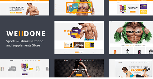 Welldone v1.4 - Sports & Fitness Nutrition and Supplements Store