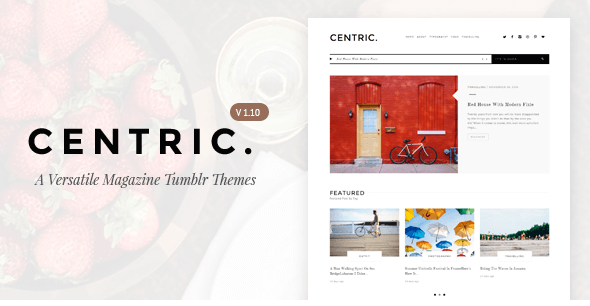 Centric - A Versatile Tumblr Theme