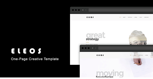 Eleos - One-Page Creative Template