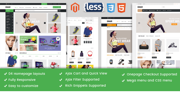 Gnar - Responsive Magento Theme