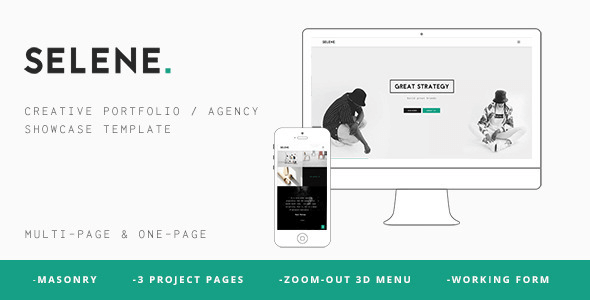Selene - Creative Portfolio / Agency Template