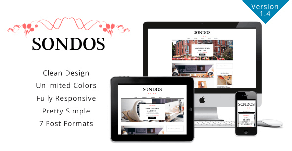 Sondos v1.4 - Clean WordPress Blogging Theme