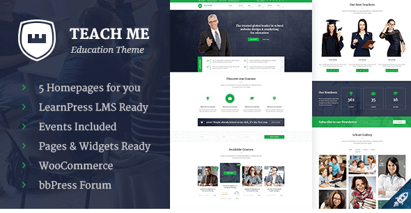 Teach Me - Education PSD Template