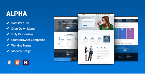 Alpha - Business Consulting and Financial Services HTML Template