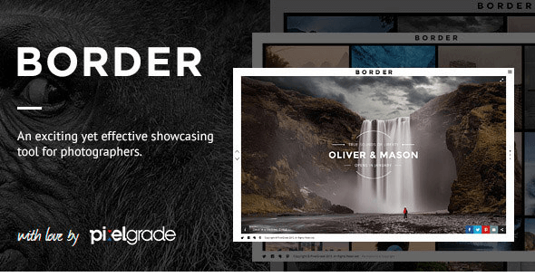 BORDER v1.8.2 - A Delightful Photography WordPress Theme