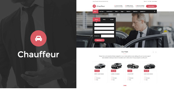 Chauffeur v1.2.5 - Limousine, Transport And Car Hire WP Theme