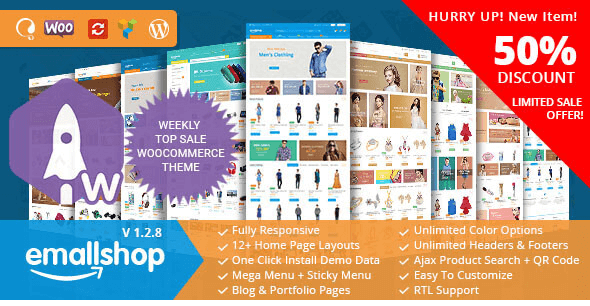 EmallShop v1.2.8 - Responsive Multipurpose WooCommerce Theme