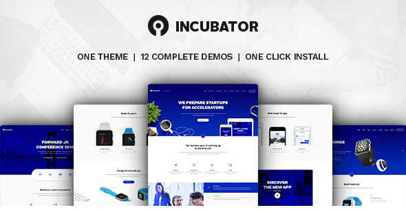 Incubator v1.4 - WordPress Startup Business Theme