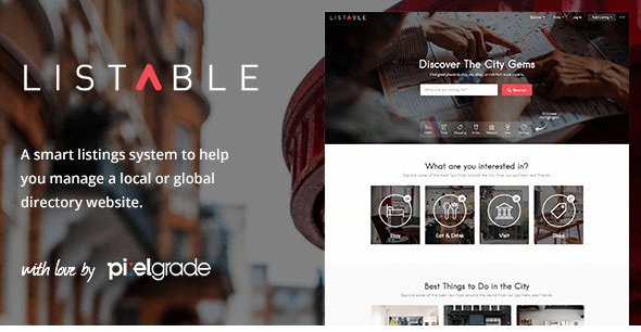 LISTABLE v1.9.0 - A Friendly Directory WordPress Theme