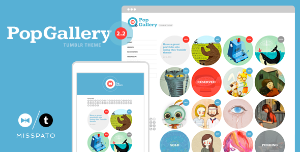 Pop Gallery Tumblr Theme