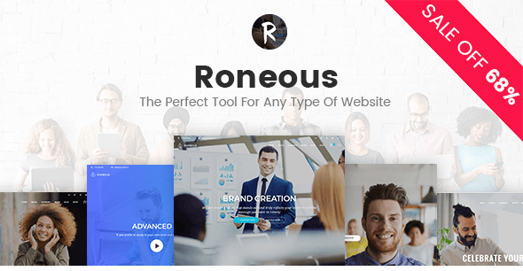 Roneous v1.1 - Creative Multi-Purpose WordPress Theme