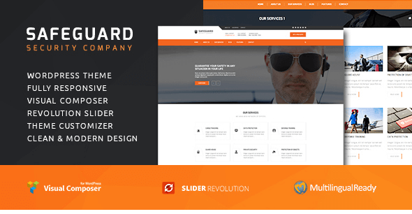 Safeguard v1.4.2 - Security Services WordPress theme