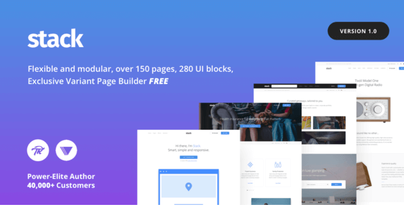 Stack v10.2.2 - Multi-Purpose Theme with Variant Page Builder