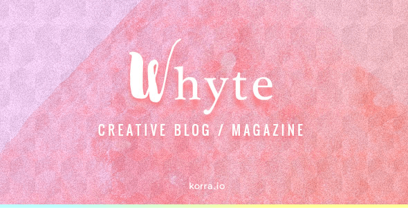 Whyte v1.4.1 - Creative WP Theme