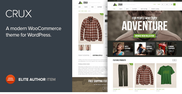 Crux v1.8 - Modern and lightweight WooCommerce theme