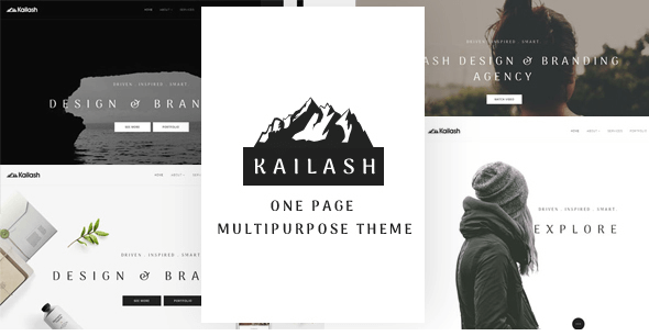 Kailash - Minimal & Versatile Multi-Concept One page Theme
