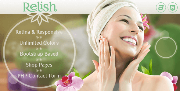 Relish - Spa Salon HTML Template