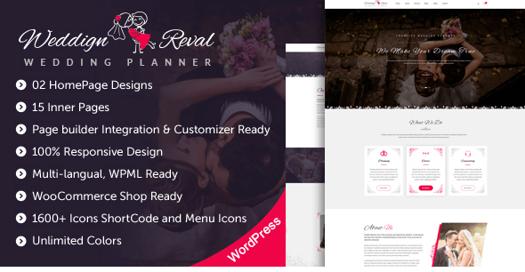 Wedding Reval v1.0 - Wedding Planner & Agency Theme
