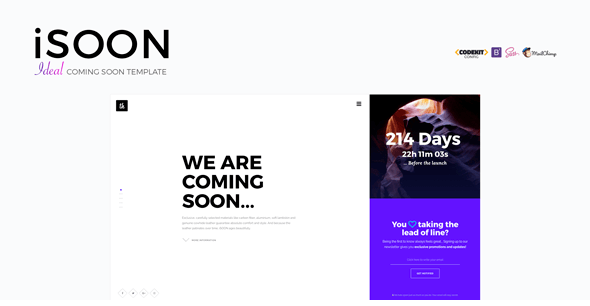 iSOON - Ideal Coming Soon Template