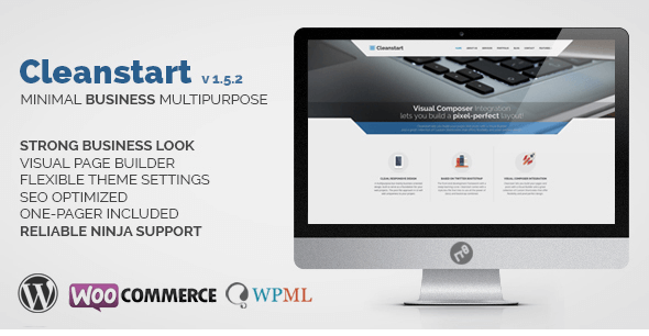 CLEANSTART v1.5.2 - Clean Multipurpose Business Theme