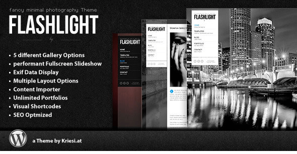 Flashlight - Themeforest Premium Fullscreen WP Theme