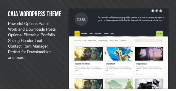 Themeforest Caja Wordpress Theme
