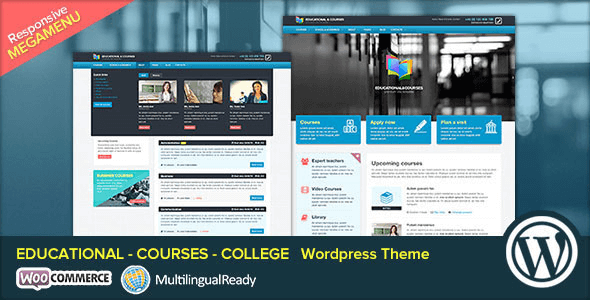 EDU v2.0 - Educational, Courses, College WP Theme