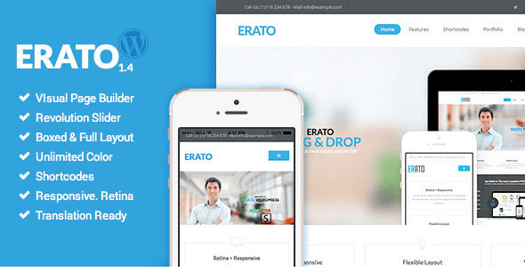 Erato v1.5 - Multipurpose WordPress Theme