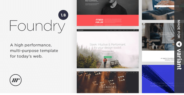 Foundry - Multipurpose HTML + Variant Page Builder
