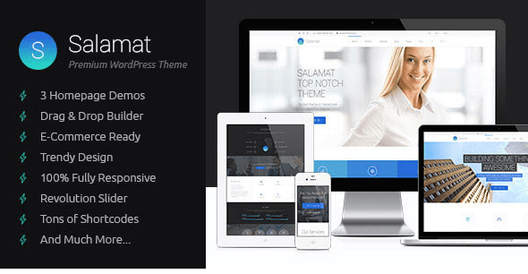 Salamat v2.0.1 - Themeforest Multipurpose WordPress Theme