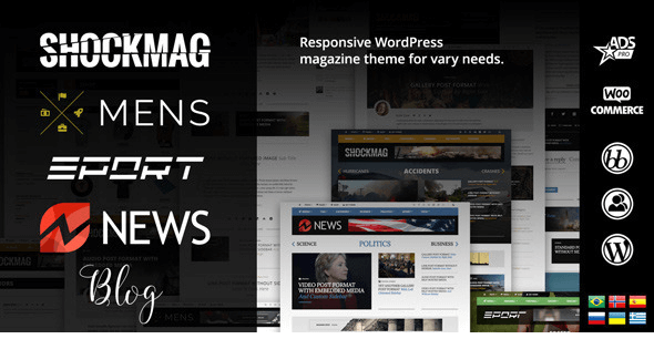 Shockmag - Magazine/Blog theme for vary needs