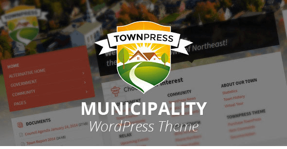 TownPress v1.1.9 - Municipality WordPress Theme