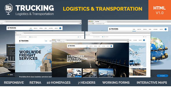 Trucking-Transportation & Logistics HTML Template