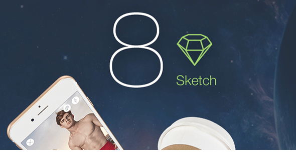 8 Color - Sketch Mobile UI Kit