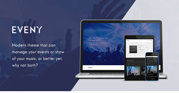 Eveny v1.4.1 - Events, Music & Gallery WordPress Theme