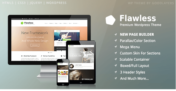 Flawless v1.17 - Responsive Multi-Purpose WP Theme