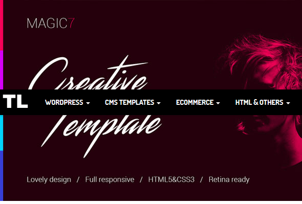 Magic7 – Creative HTML Template