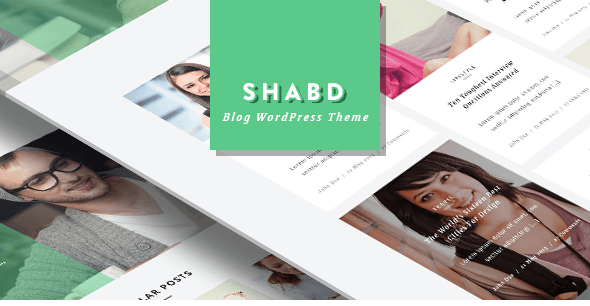 SHABD - Personal, News, Blog, WordPress Theme