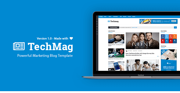 TechMag - News and Magazine BootStrap Template