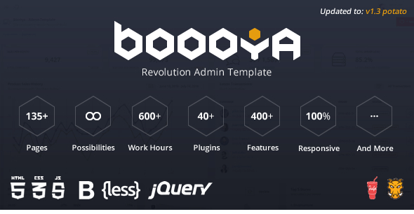 Boooya v1.2 - Revolution Admin Template