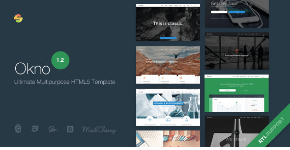 Okno v1.2 - Ultimate Multipurpose HTML5 Template