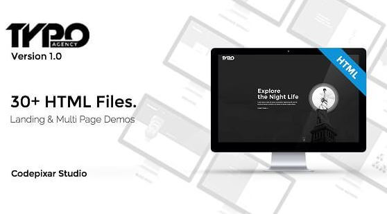 Typo Creative Agency HTML5 Template