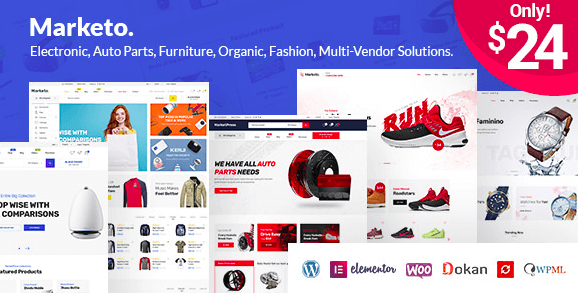 Marketo v1.3.3 - ECommerce & Multivendor Theme