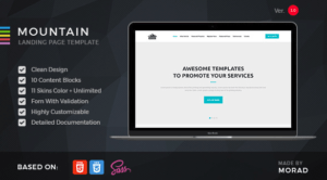 Mountain - Startup HTML Landing Page