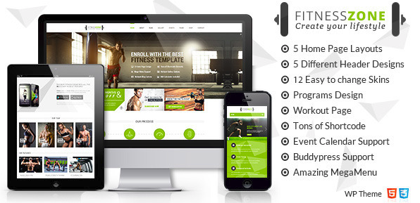Fitness Zone v3.6 - Sports, Health, Gym & Fitness Theme