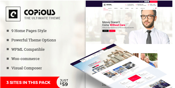 Copious v1.0 - Multiuse WordPress Theme
