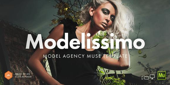 Modelissimo v2.0 - Model Agency / Fashion Portfolio Onepage Muse Template