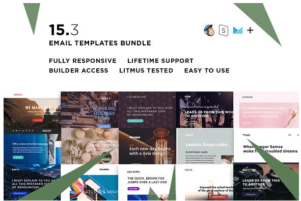 15 Email templates bundle III