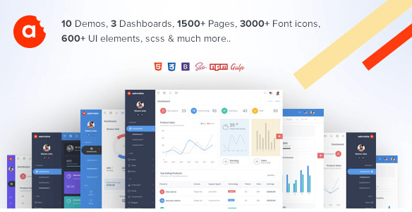 AdminBite Powerful Bootstrap 4 Admin Template
